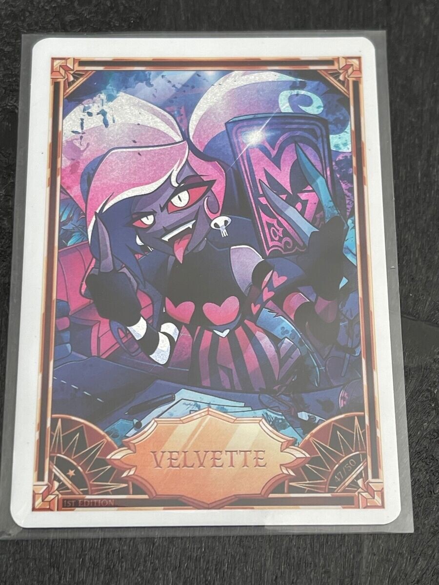 Hazbin Hotel Trading Card FOIL VELVETTE Season 1 First Hazbin Hotel Trading Card FOIL VELVETTE Season 1 First