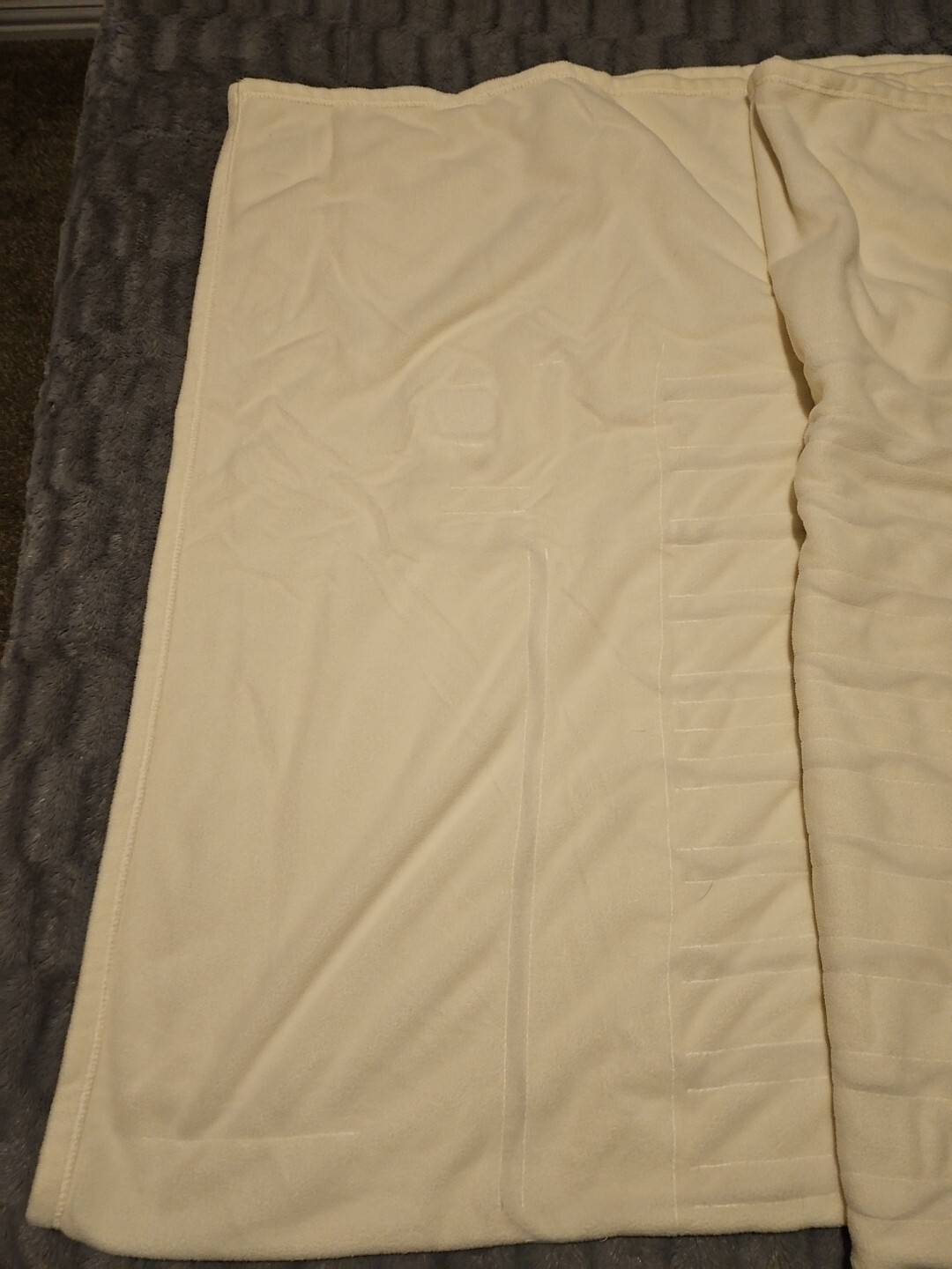 Brookstone London Luxury Dual Zone Warm Cozy Heated Blanket Ivory QUEEN 84" x 90 eBay