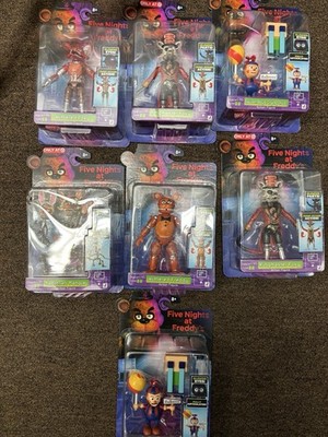 Five Nights at Freddy s FNAF Figure Lot of 7 Balloon Boy Withered Freddy & Foxy