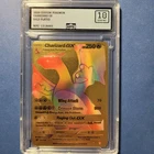 Pokemon Charizard GX Rainbow Custom Gold Foil Card 150/147 MPE 10 GEM MINT