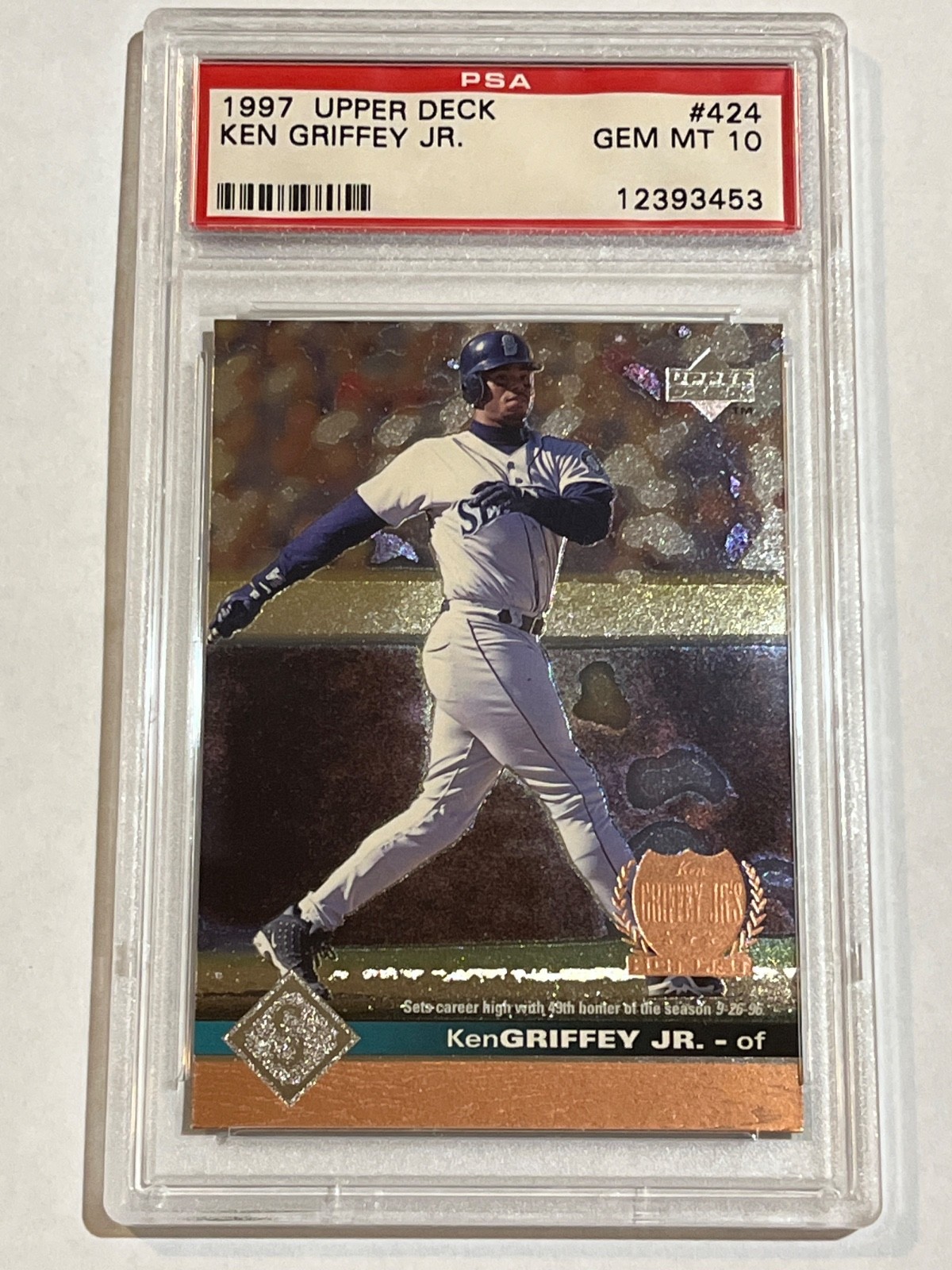 1997 Upper Deck #424 Ken Griffey Jr. PSA Graded  GEM MT 10