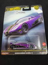 2025 Hot Wheels Premium Timeless Icons 2/5 KOENIGSEGG AGERA R Purple Near Mint