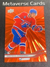 2025-26 Upper Deck Series 2 Hockey Kaiden Guhle 11/25 Outburst Red Foil