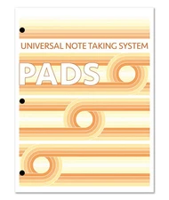 Universal Note Taking System (Cornell Notes) / 3 NoteTaking Pads - 3 Pads, 50...