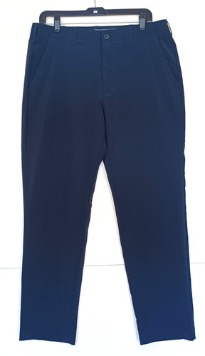 Ben Hogan Men’s 34x30 Blue Stretch Straight‑Leg Pants – Casual Performance