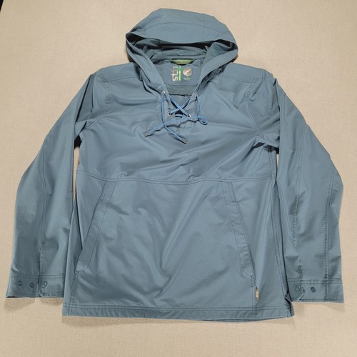 Stio CFS Sun Hoodie Men's Medium Blue Long Sleeve Drawstring