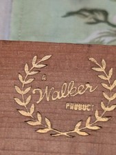 3 Vintage Walker Product Wood Clamp Down Clothes Hangers