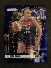 2024 Panini Prizm WNBA Celeste Taylor #48 (RC) Phoenix Mercury Blue Velocity
