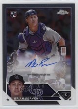 2023 Topps Chrome Update Auto Brian Serven #AC-BSE Auto 00ma