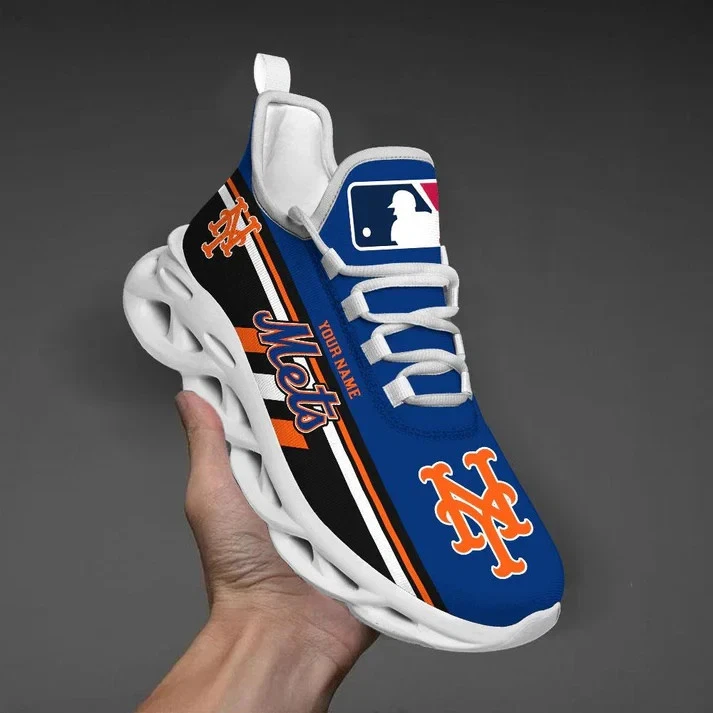 Personalized New York Baseball Team Metss Sneaker Max Soul Shoes For Adults