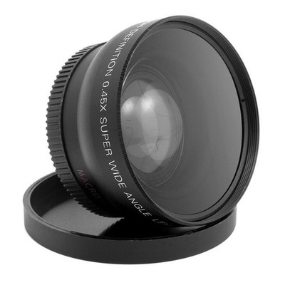 1X( 52MM 0,45x Weitwinkelobjektiv mit Makroobjektiv für 52MM DSLR5102
