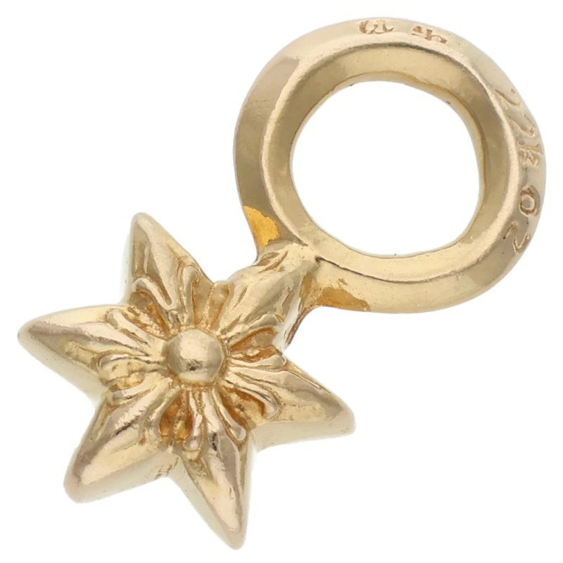 Chrome Hearts 22K Stack Star Star Stack Charm Gol… - image 2