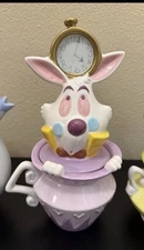 Disney 2005 Alice in Wonderland 11” White Rabbit Canister Cookie Jar