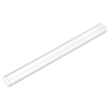 Rigid Round Clear Tubing 12mm ID x 14mm OD x 150mm Length Plastic Tube