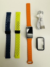Smartwatch Fitness Tracker With Amoled Display 3 Watchbands Included