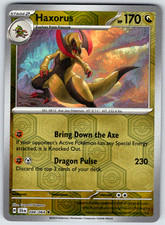 Haxorus 046/064 SV: Shrouded Fable Rare Reverse Holo 2024 NM