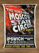 Moscow State Circus poster 2003 - Ipswich