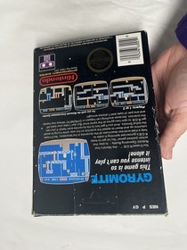 Gyromite (Nintendo NES, 1985) CIB Black Box 5-Screw Hangtab