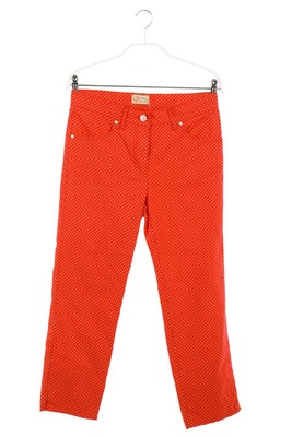 TONI Slim Jeans Polka Dots Punkte D 38 rot