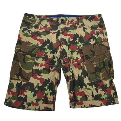 G-Star Raw Rovic RC Relaxed 1/2 Cargo Shorts Mens 40 (Waist 43) Multi Camo