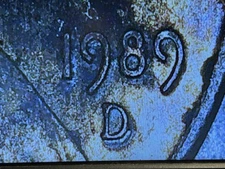 1989 D DDO LINCOLN MEMORIAL CENT Variety Unique Rare Multiple Errors View