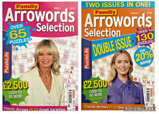 2 Family Arrowords Selection Puzzles issues 91/92 Puzzle Books Magazines