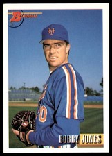 Bobby Jones 1993 Bowman #650 New York Mets MLB READ FREE SHIPPING AutographDen