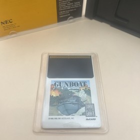 Gunboat TurboGrafx-16, 1992, Original Case, Manual, Game