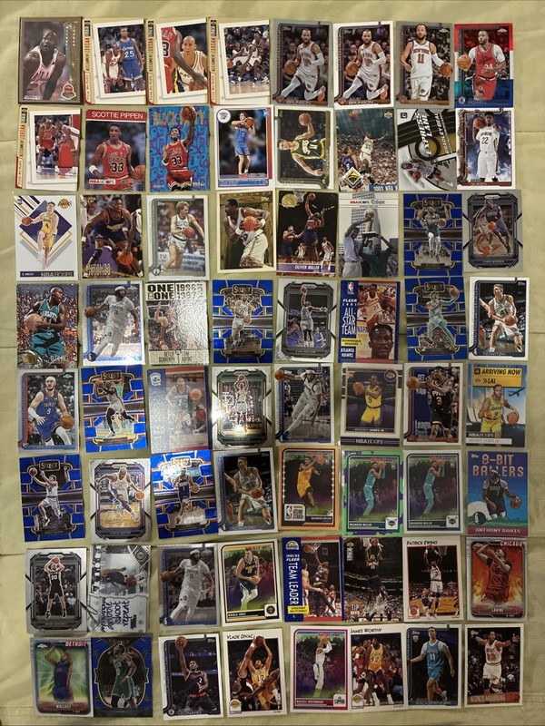 Basketball Card Lot (128) Jordans Loaded With Stars Brunson Parallels Vintage