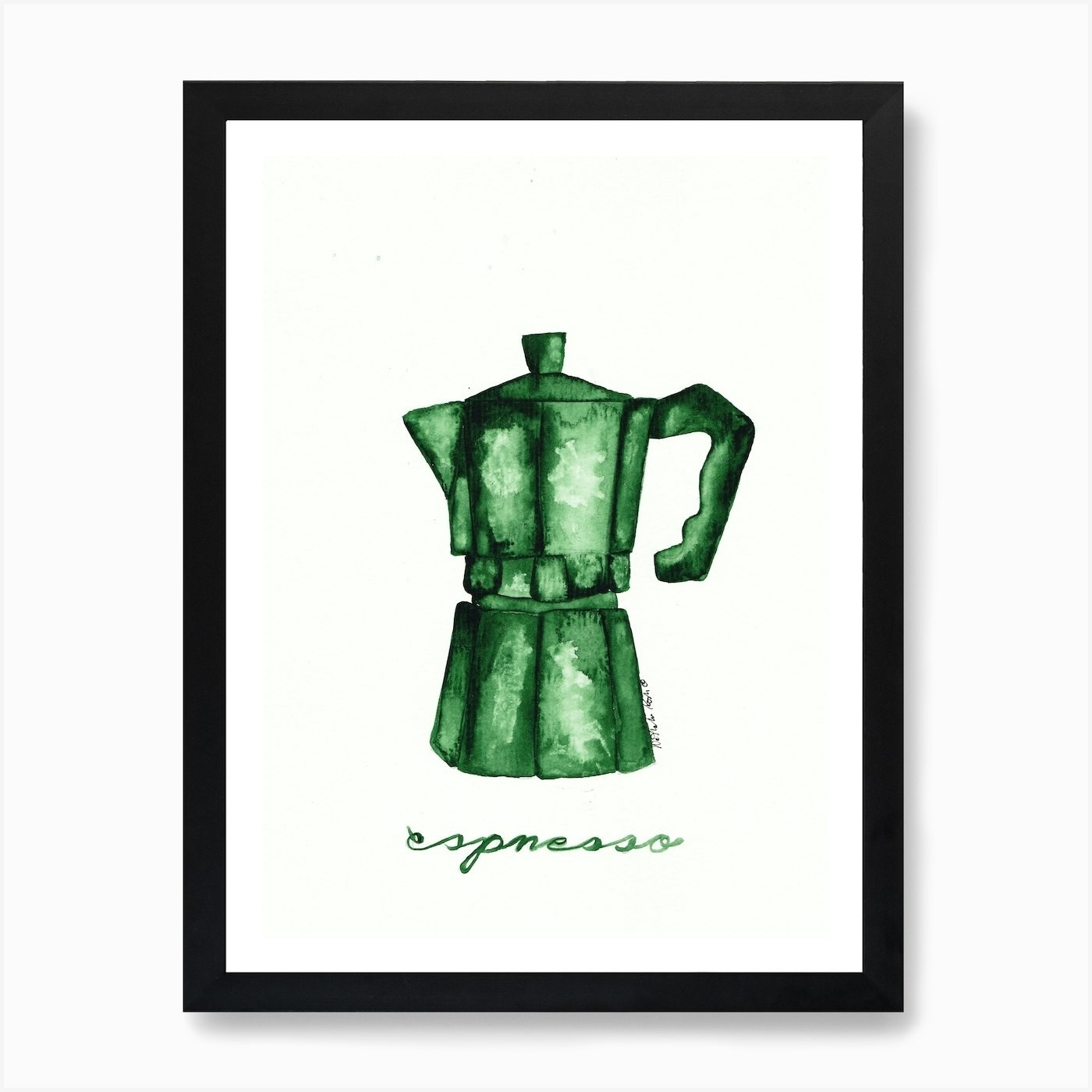 Espresso Art Print Framed Wall Art Poster Canvas Print Picture