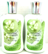 Bath Body Works CUCUMBER MELON Body Lotion 8 fl. oz/226 mL, NEW x 2