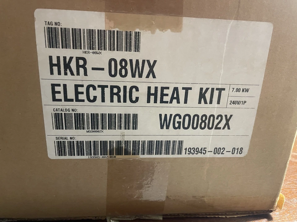 Kit de calor eléctrico Goodman/Warren/tiras térmicas 8kw HKR-08WX 240V P1 nuevo envío gratuito Foto 4 de 4