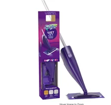 Swiffer WetJet Spray Mop Starter Kit with Pads Cleaner & Batteries New