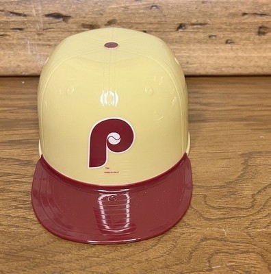 Philadelphia Phillies Retro Style Ice Cream Helmet Mini Helmet  Cream & Maroon