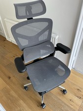 Boulies EP500 Ergonomic Office Chair with Lumbar Support In Grey Mesh