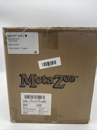 MetaZoo TCG 1st Edition Native Spellbook SEALED CASE of 20 Boxes! - Picture 1 of 3