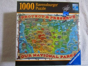 Protect & Preserve, Our National Parks 1000 Piece Jigsaw Puzzle (2017)