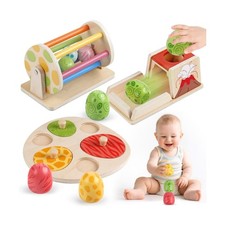 Montessori Toys for 6 Month Old, Wooden Baby Toys for 6 7 8 9 Month... Fast Ship