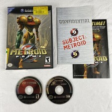 Nintendo Metroid Prime Game with Bonus Metroid Prime 2 Demo Game image