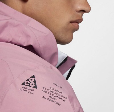 Nike Lab ACG Deploy Gore-Tex Jacket White/Pink Size L | eBay