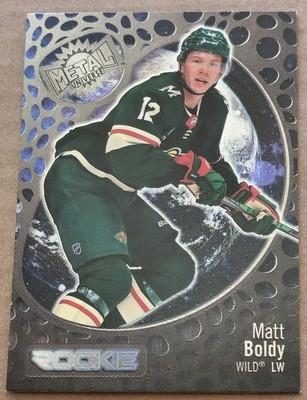 2022-23 Skybox Metal Universe Matt Boldy #153 Rookie Minnesota Wild