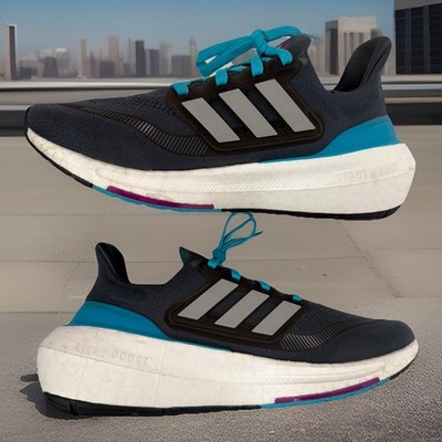 Adidas Ultraboost Light  Bold Onyx Cyan  IE1763 Women s Size 8 Running Sneakers