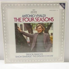 Vivaldi The Four Seasons The English Concert Pinnock Standage 2534003 NEW SEALED