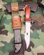 Romanian Type II Bayonet w/ Complete Sheath - Unissued Soviet Cold War #3
