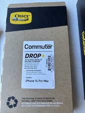 OtterBox Commuter Matte Drop Case for iPhone 14 Pro Max Black Fitted Skin