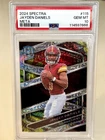 2024 Panini Spectra - Rookies Jayden Daniels #115 META Prizm /25 (RC) PSA 10