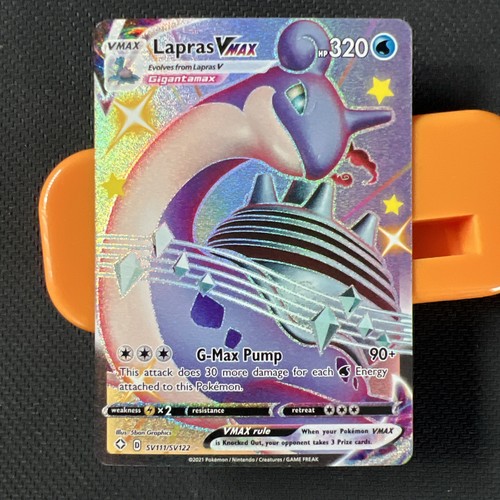 Lapras VMAX SV111/SV122 Shining Fates: Shiny Vault Holo Pokemon trading card