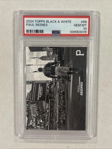 2024 Topps Black & White - Paul Skenes #66 (RC) PSA 10