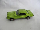 Hot Wheels 1969 Red Line Original Redlines Custom Cougar Yellow/Lime Body