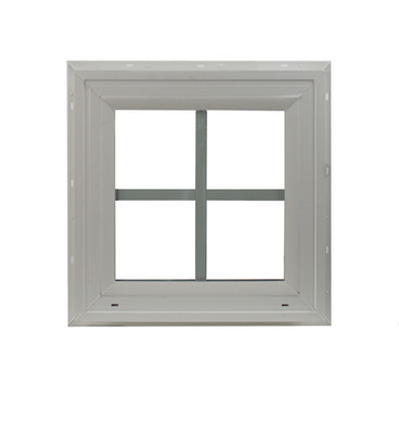 Double Pane Window, 12'' x 12'' White Vinyl, Argon Gas Filled, Low-E Windows